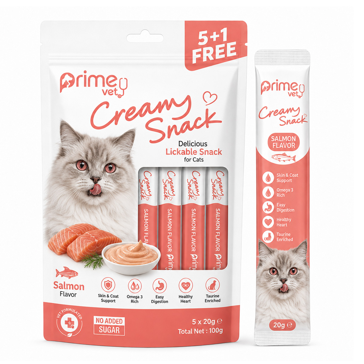 Creamy Snack Salmon Flavor 100 gr