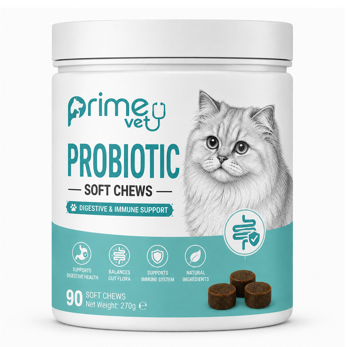 Probiotic Supplement 90 soft chews