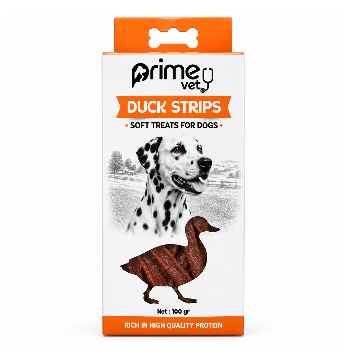 PrimeVet Duck Strips for Dogs