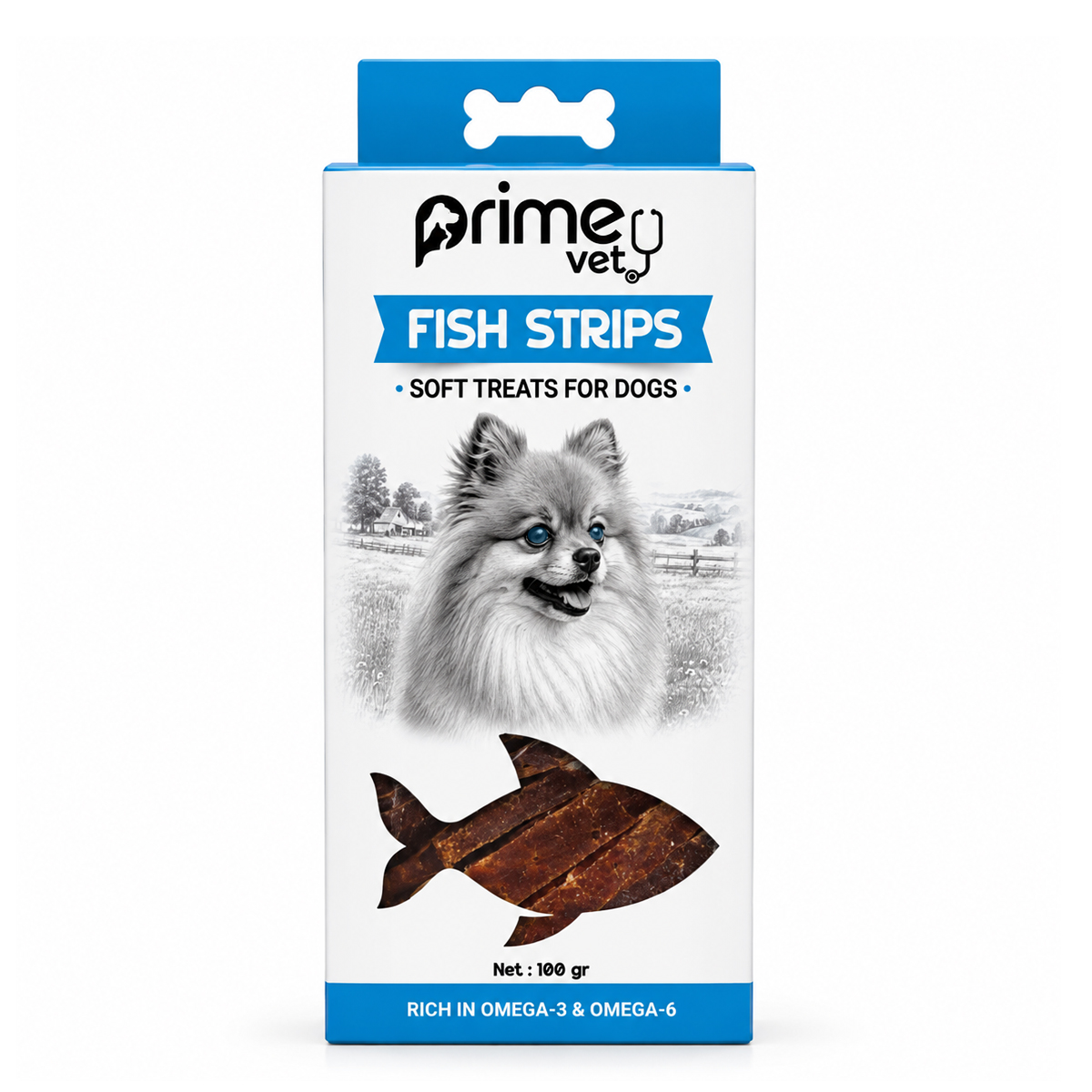 PrimeVet Fish Strips 100 gr